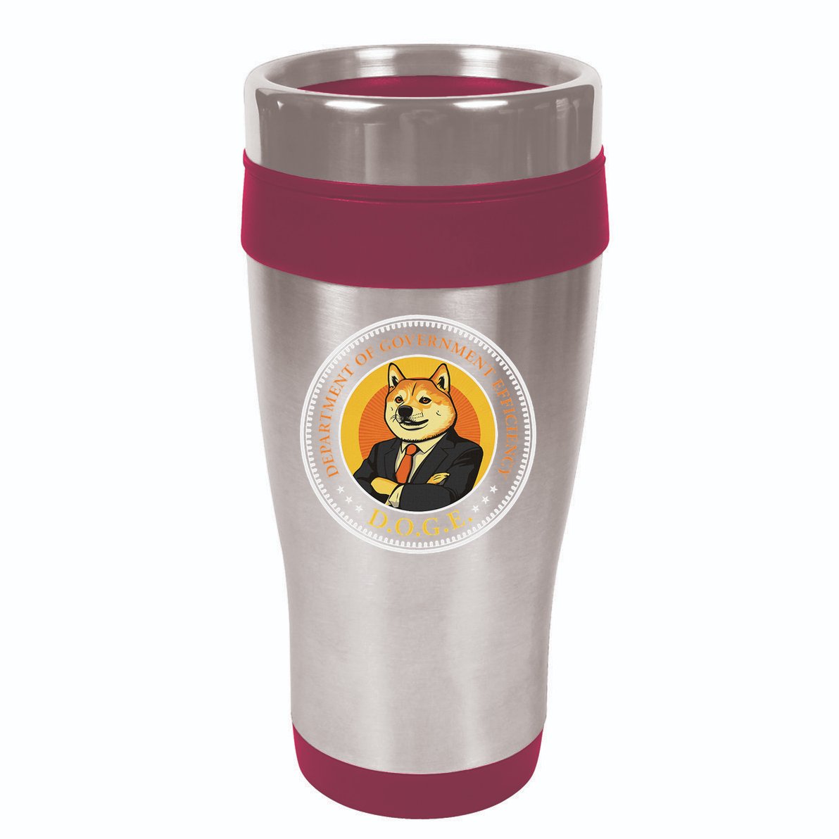 Doge Department Of Government Efficiency Doge Design 16oz Travel Tumbler