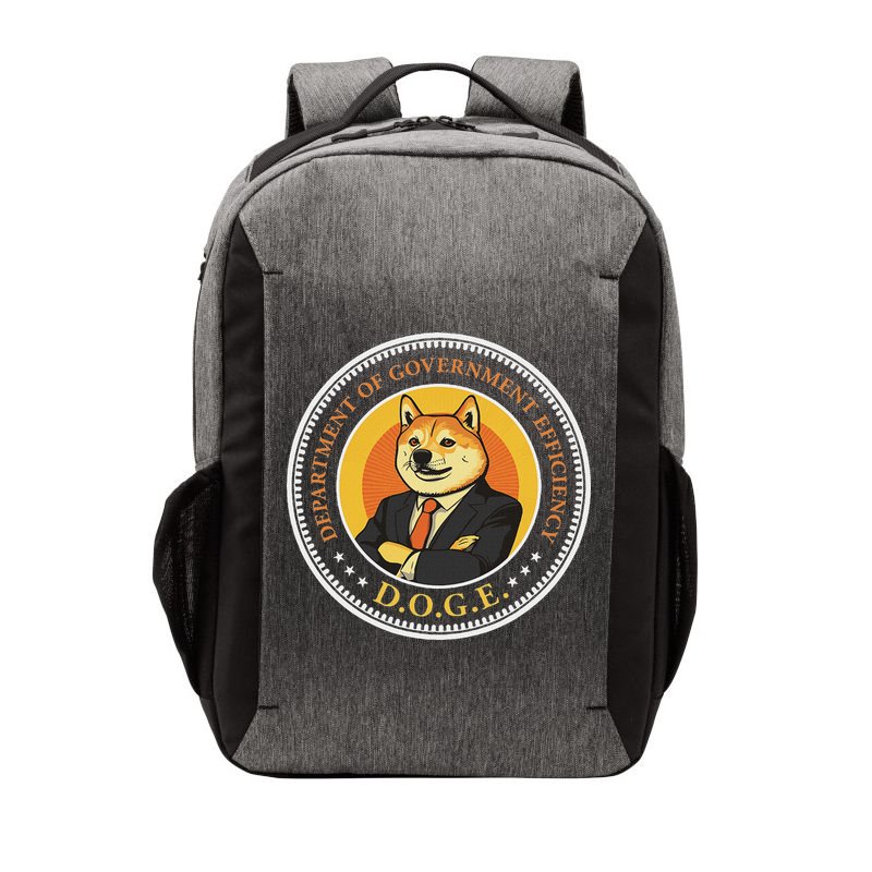 Doge Department Of Government Efficiency Doge Design Vector Backpack