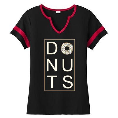 DONUTS Ladies Halftime Notch Neck Tee