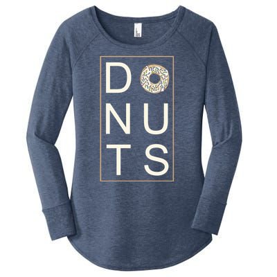 DONUTS Women's Perfect Tri Tunic Long Sleeve Shirt