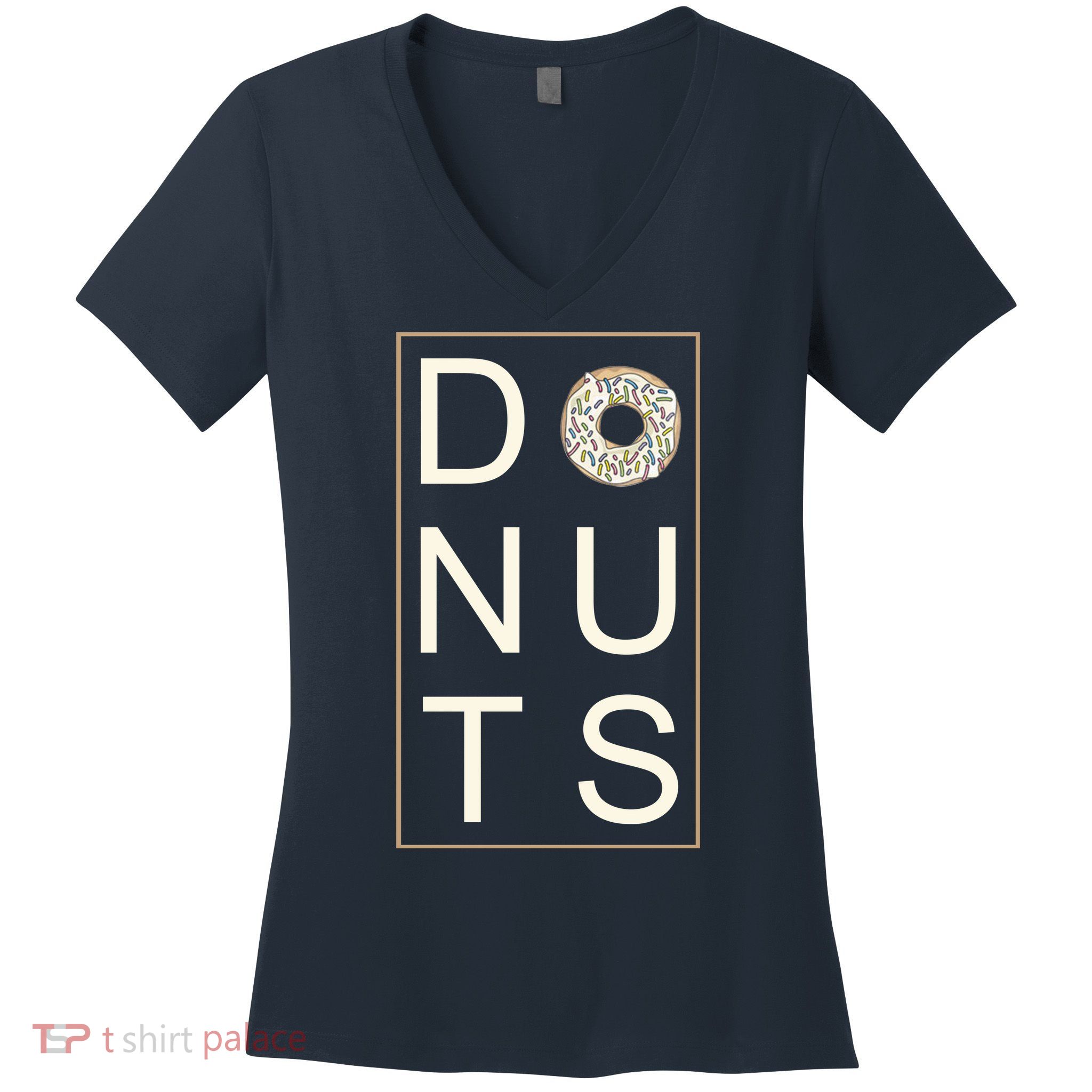 DONUTS Women's V-Neck T-Shirt