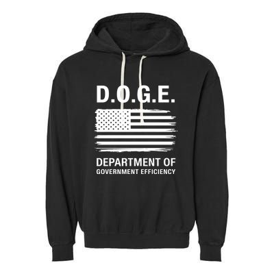 Doge Department Of Government Efficiency Garment-Dyed Fleece Hoodie