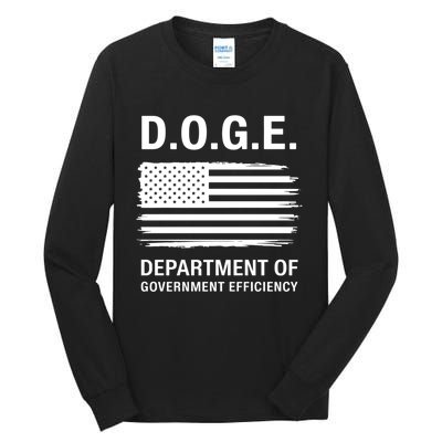 Doge Department Of Government Efficiency Tall Long Sleeve T-Shirt