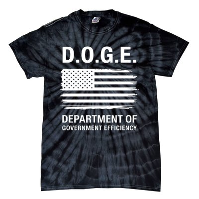 Doge Department Of Government Efficiency Tie-Dye T-Shirt