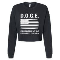 D.O.G.E Department Of Government Efficiency Doge Cropped Pullover Crew