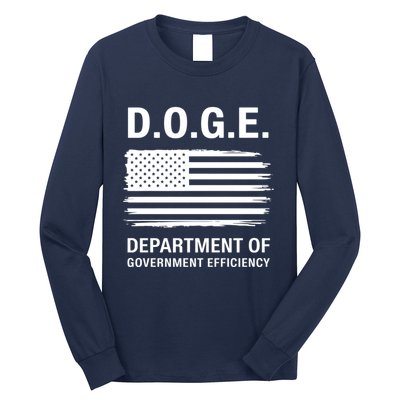 D.O.G.E Department Of Government Efficiency Doge Long Sleeve Shirt