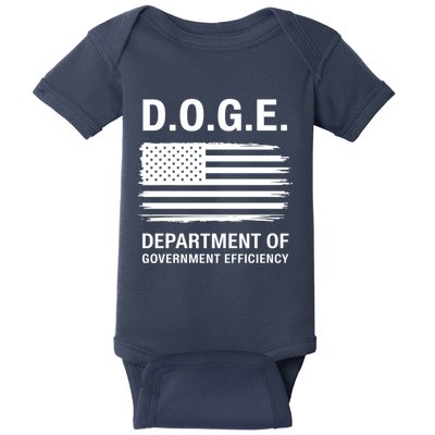 D.O.G.E Department Of Government Efficiency Doge Baby Bodysuit