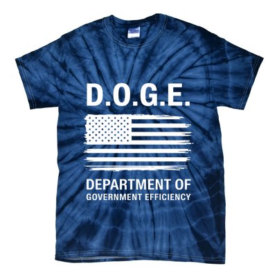 D.O.G.E Department Of Government Efficiency Doge Tie-Dye T-Shirt