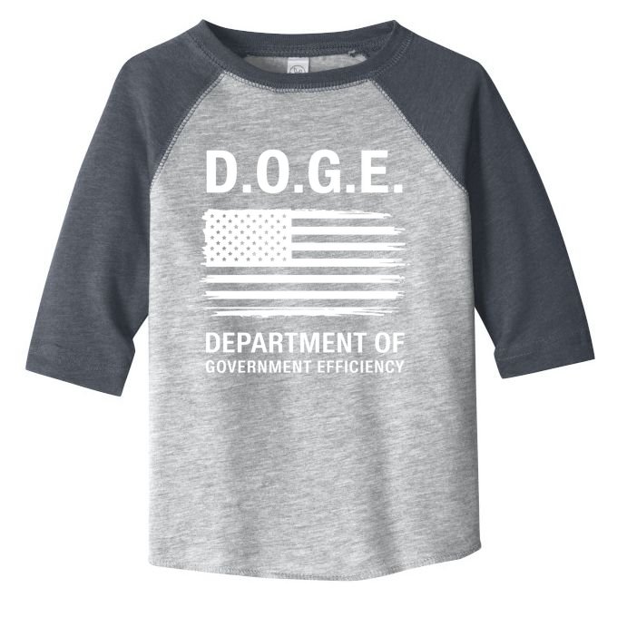 D.O.G.E Department Of Government Efficiency Doge Toddler Fine Jersey T-Shirt