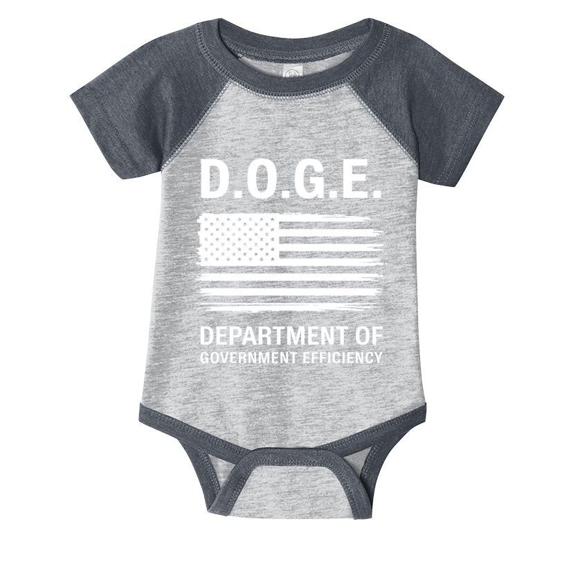 D.O.G.E Department Of Government Efficiency Doge Infant Baby Jersey Bodysuit