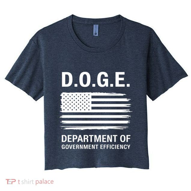 D.O.G.E Department Of Government Efficiency Doge Crop Top