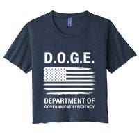 D.O.G.E Department Of Government Efficiency Doge Women's Crop Top Tee