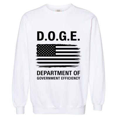 D.O.G.E Department Of Government Efficiency Doge Garment-Dyed Sweatshirt