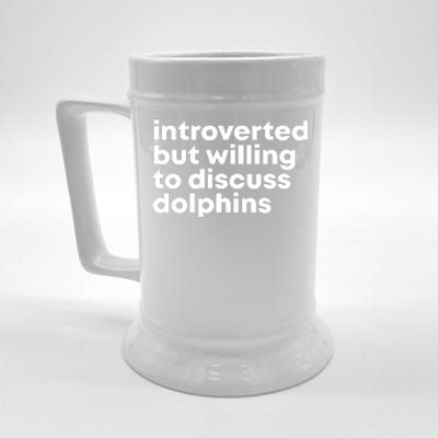 Dolphins Beer Stein