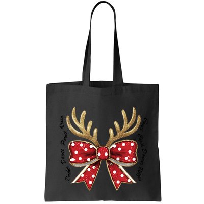 Dasher Dancer Prancer Vixen Comet Cupid Donner Blitzen Christmas Reindeer Bag