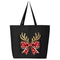 Dasher Dancer Prancer Vixen Comet Cupid Donner Blitzen Christmas Reindeer 25L Jumbo Tote