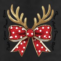 Dasher Dancer Prancer Vixen Comet Cupid Donner Blitzen Christmas Reindeer 25L Jumbo Tote