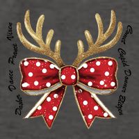 Dasher Dancer Prancer Vixen Comet Cupid Donner Blitzen Christmas Reindeer Vector Backpack