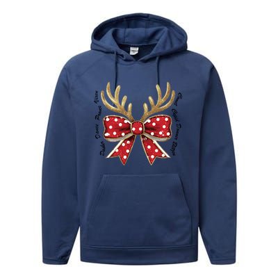 Dasher Dancer Prancer Vixen Comet Cupid Donner Blitzen Christmas Reindeer Performance Fleece Hoodie