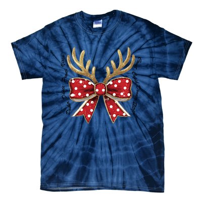 Dasher Dancer Prancer Vixen Comet Cupid Donner Blitzen Christmas Reindeer Tie-Dye T-Shirt