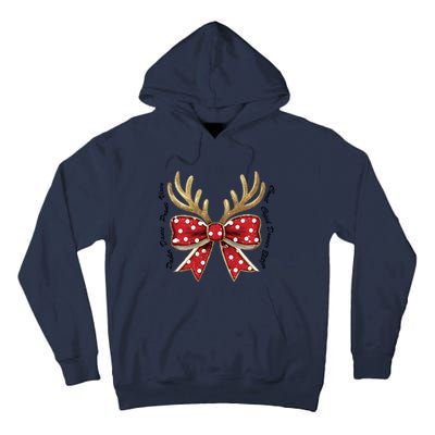 Dasher Dancer Prancer Vixen Comet Cupid Donner Blitzen Christmas Reindeer Tall Hoodie