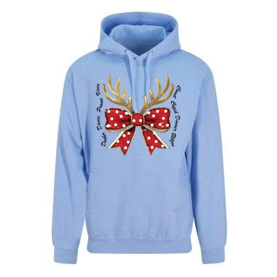 Dasher Dancer Prancer Vixen Comet Cupid Donner Blitzen Christmas Reindeer Unisex Surf Hoodie