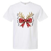 Dasher Dancer Prancer Vixen Comet Cupid Donner Blitzen Christmas Reindeer Garment-Dyed Heavyweight T-Shirt