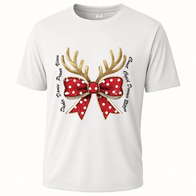 Dasher Dancer Prancer Vixen Comet Cupid Donner Blitzen Christmas Reindeer Performance Shirt