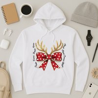 Dasher Dancer Prancer Vixen Comet Cupid Donner Blitzen Christmas Reindeer Hoodie