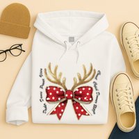 Dasher Dancer Prancer Vixen Comet Cupid Donner Blitzen Christmas Reindeer Hoodie