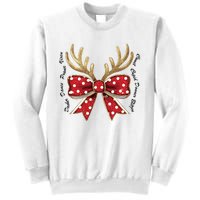 Dasher Dancer Prancer Vixen Comet Cupid Donner Blitzen Christmas Reindeer Sweatshirt