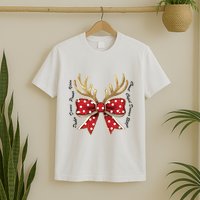 Dasher Dancer Prancer Vixen Comet Cupid Donner Blitzen Christmas Reindeer T-Shirt