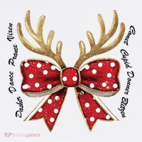 Dasher Dancer Prancer Vixen Comet Cupid Donner Blitzen Christmas Reindeer T-Shirt