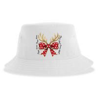 Dasher Dancer Prancer Vixen Comet Cupid Donner Blitzen Christmas Reindeer Sustainable Bucket Hat