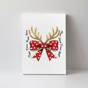 Dasher Dancer Prancer Vixen Comet Cupid Donner Blitzen Christmas Reindeer Canvas