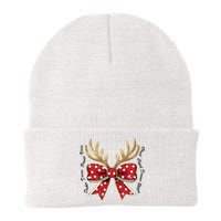 Dasher Dancer Prancer Vixen Comet Cupid Donner Blitzen Christmas Reindeer Knit Cap Winter Beanie