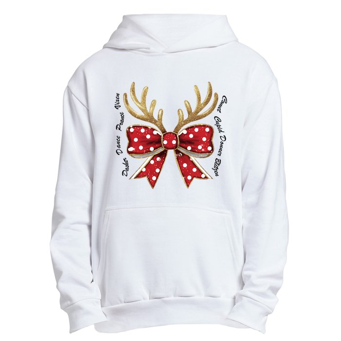 Dasher Dancer Prancer Vixen Comet Cupid Donner Blitzen Christmas Reindeer Urban Pullover Hoodie