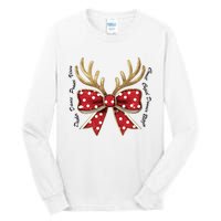 Dasher Dancer Prancer Vixen Comet Cupid Donner Blitzen Christmas Reindeer Tall Long Sleeve T-Shirt