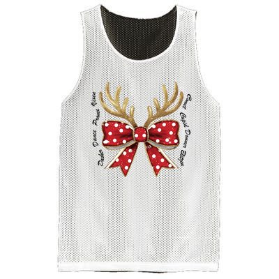 Dasher Dancer Prancer Vixen Comet Cupid Donner Blitzen Christmas Reindeer Mesh Reversible Basketball Jersey Tank