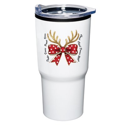 Dasher Dancer Prancer Vixen Comet Cupid Donner Blitzen Christmas Reindeer Tumbler