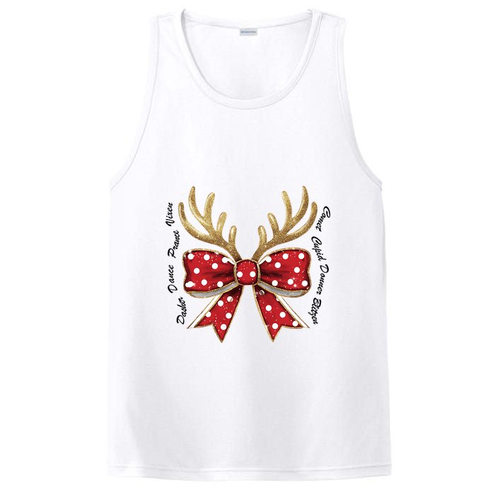 Dasher Dancer Prancer Vixen Comet Cupid Donner Blitzen Christmas Reindeer PosiCharge Competitor Tank