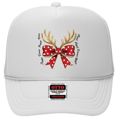 Dasher Dancer Prancer Vixen Comet Cupid Donner Blitzen Christmas Reindeer Trucker Hat