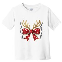 Dasher Dancer Prancer Vixen Comet Cupid Donner Blitzen Christmas Reindeer Toddler T-Shirt