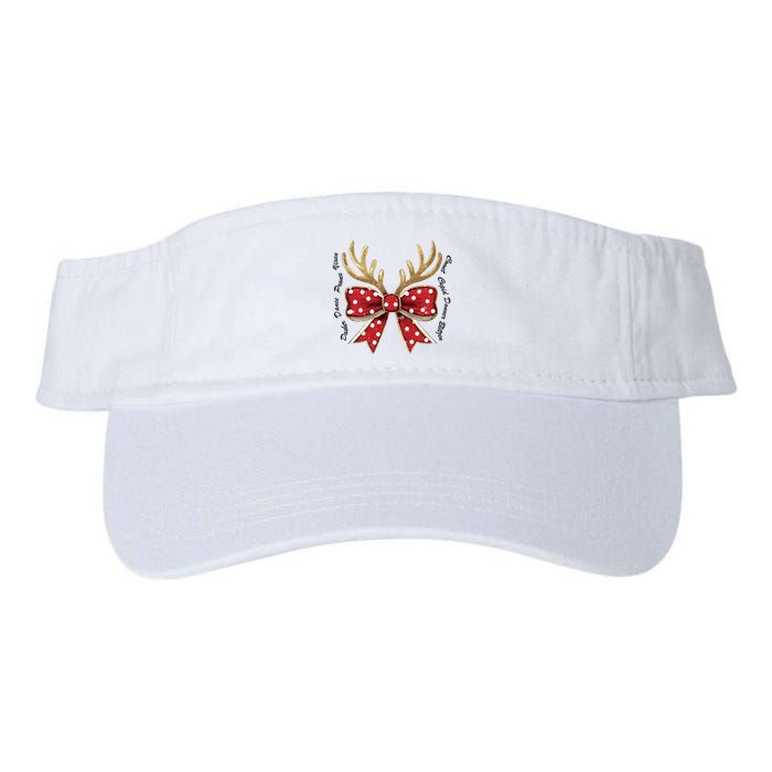Dasher Dancer Prancer Vixen Comet Cupid Donner Blitzen Christmas Reindeer Visor