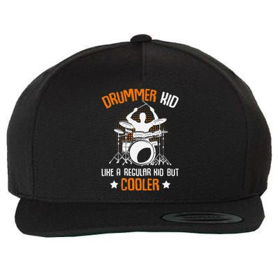 Drummer Drumming Percussionist Drums Wool Snapback Cap