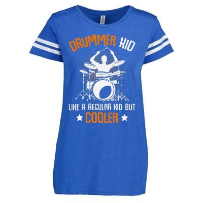 Drummer Drumming Percussionist Drums Enza Ladies Jersey Football T-Shirt