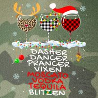 Dasher Dancer Prancer Vixen Moscato Vodka Tequila Blitzen Cool Gift Legacy Tie Dye Trucker Hat