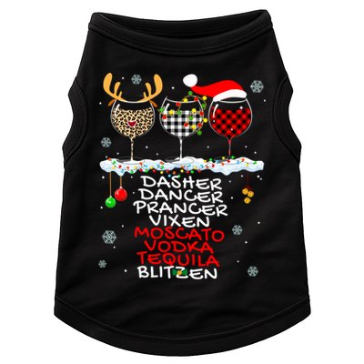 Dasher Dancer Prancer Vixen Moscato Vodka Tequila Blitzen Cool Gift Doggie Tank