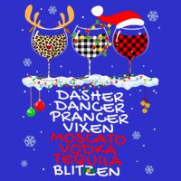 Dasher Dancer Prancer Vixen Moscato Vodka Tequila Blitzen Cool Gift Apron