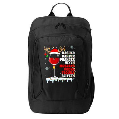 Dasher Dancer Prancer Vixen Moscato Vodka Tequila Blitzen Gift City Backpack